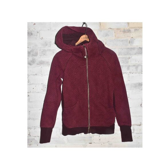 LULULEMON Super Cozy Scuba Zip Up Hooded Sweatshirt Size 4 - Picture 1 of 8